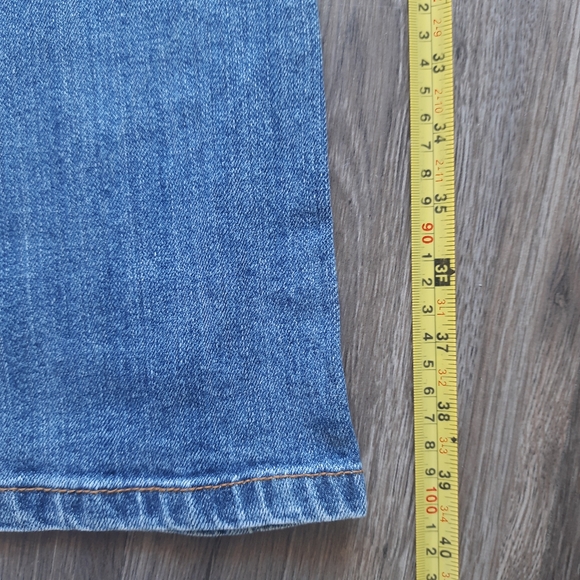 SO Wear it Declare it Jeans Womens Size 5 Blue Denim Flare Outdoors Mid Rise - Picture 9 of 14